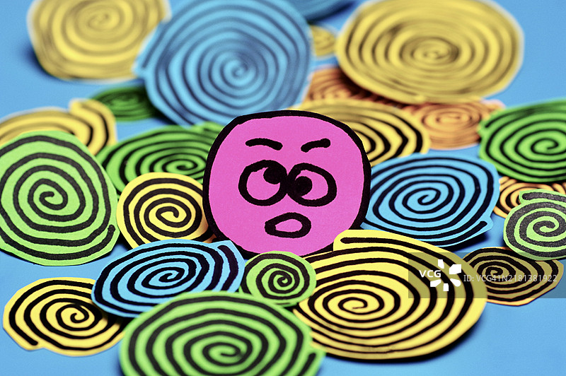 眩晕表情符号图片素材