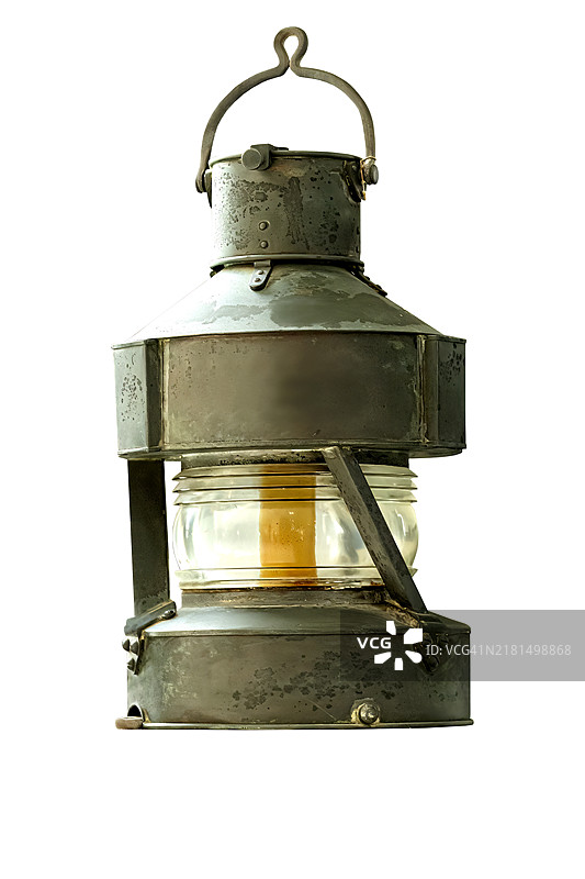 白色背景下的灯塔图片素材