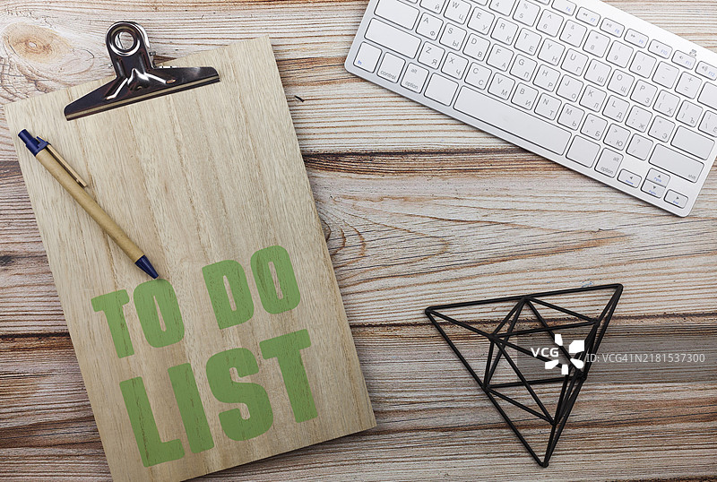 清单写字板俯视图图片素材