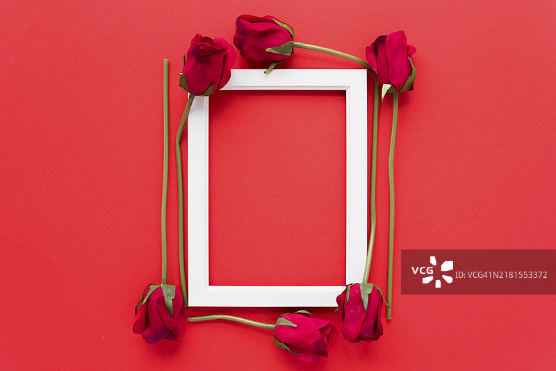 鲜花边框图片素材