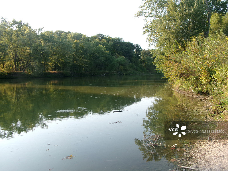 在美国印第安纳州亨廷顿县拍摄的乡村摄影，2024年9月，亨廷顿。图片素材