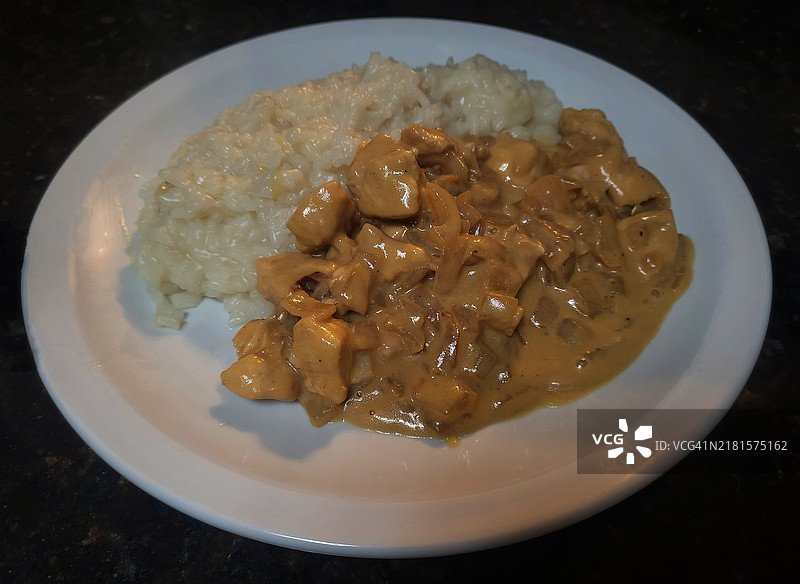 芥末鸡肉图片素材