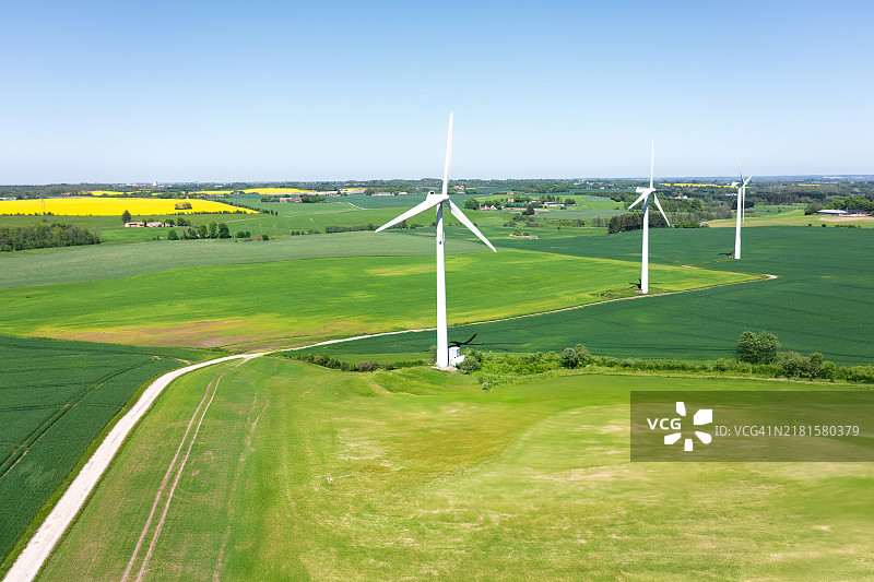 丹麦的风能图片素材