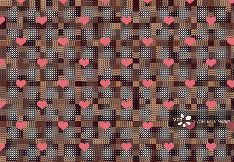 创意爱心图案背景纹理图片素材