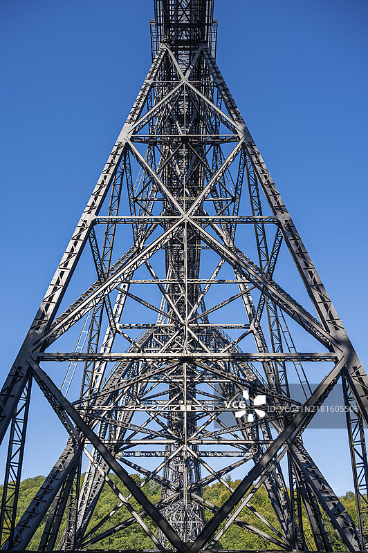 明斯特恩铁路桥钢结构细节图片素材