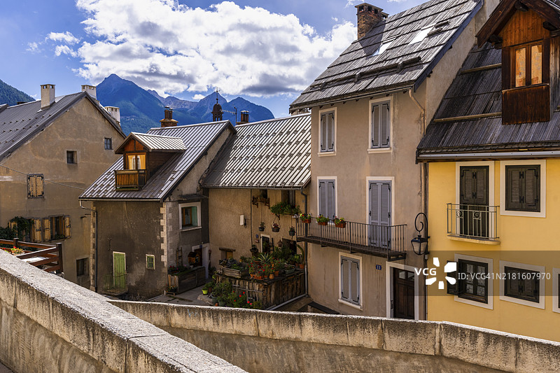 法国普罗旺斯-阿尔卑斯-蓝色海岸大区布里昂松老城图片素材
