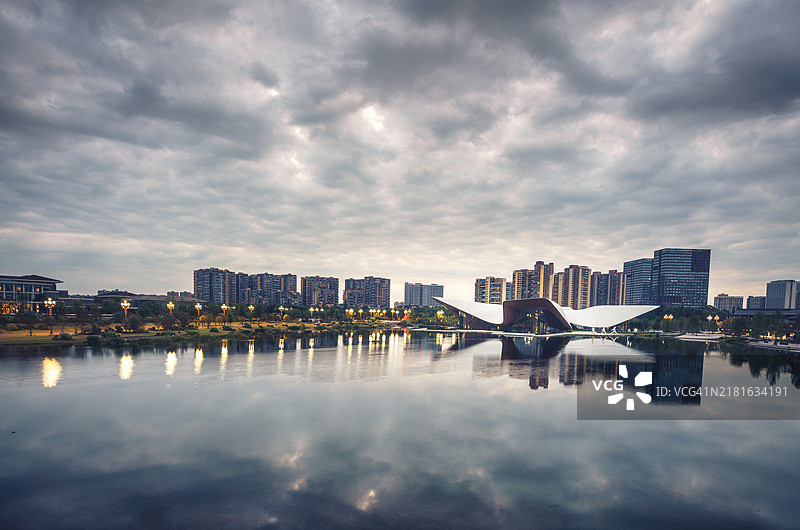 成都市金牛区天府艺术公园图片素材