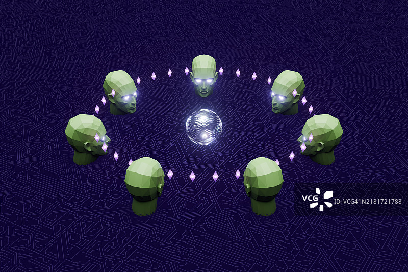 数字思维共享知识图片素材