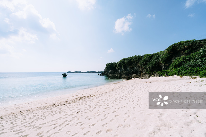 白沙滩，与论岛，日本图片素材