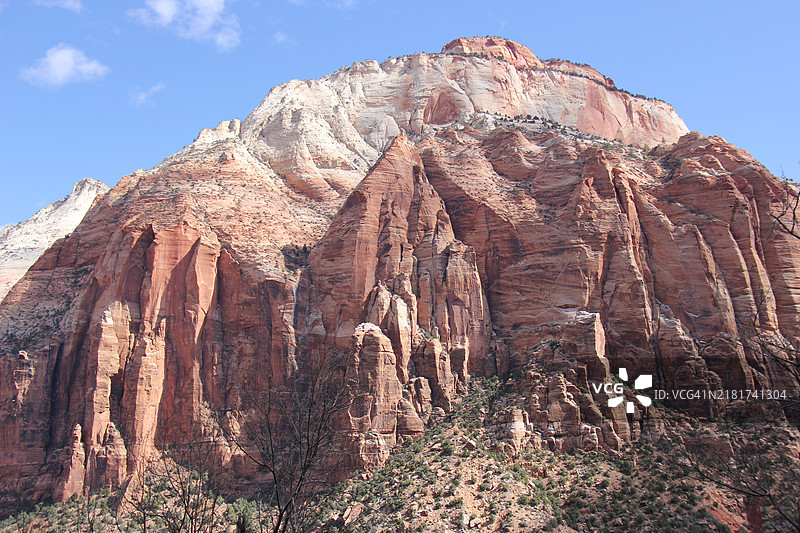 犹他州的岩石 formations， 美国图片素材