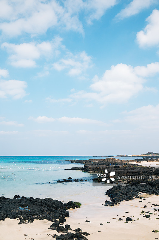 海洋与天空的美丽景色图片素材