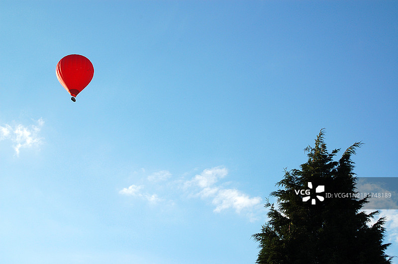 红色热气球图片素材