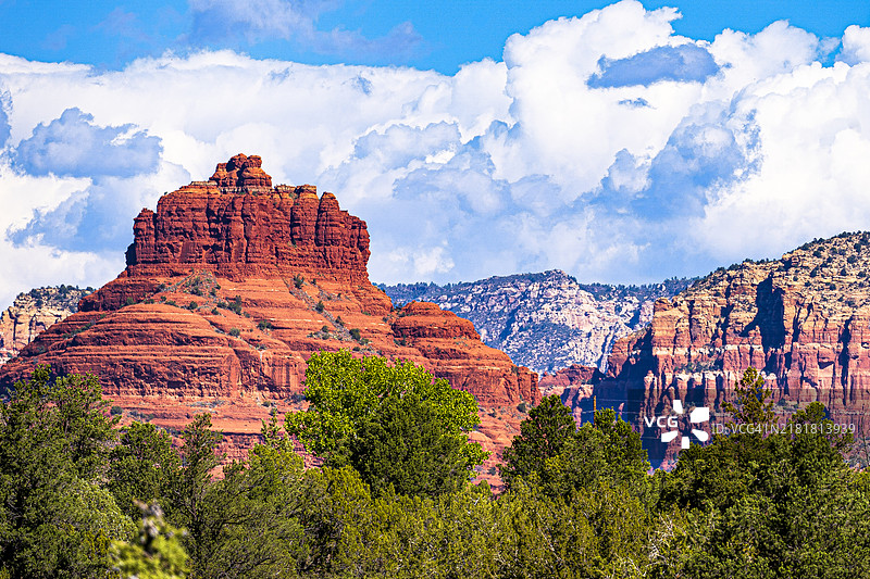 美丽的贝尔岩在塞多纳图片素材