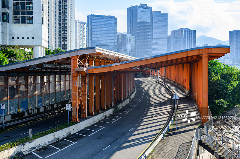 高速公路隔音墙图片素材