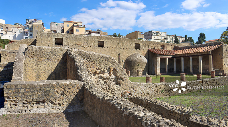 意大利埃尔科拉诺遗址（联合国教科文组织世界遗产）图片素材