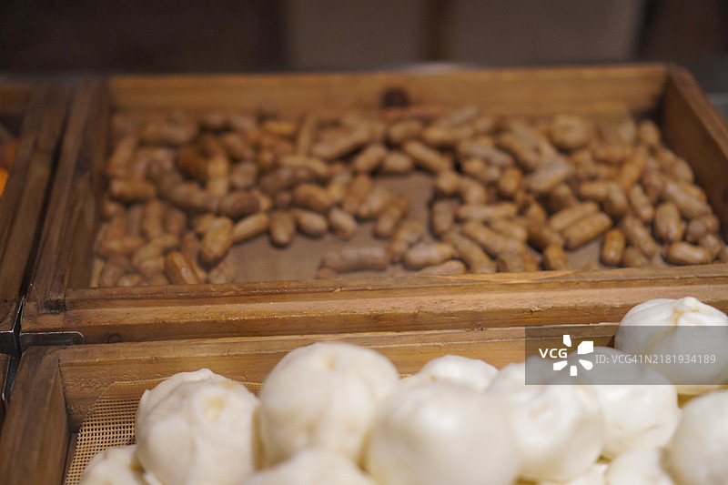 花生蒸包图片素材