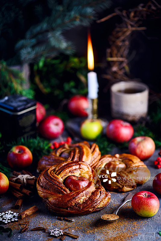 桌子上的食物特写图片素材