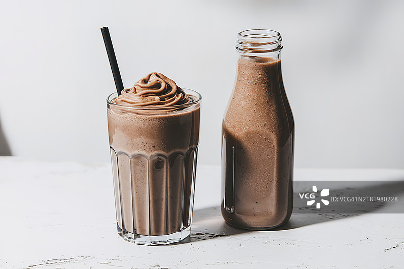 巧克力奶昔图片素材