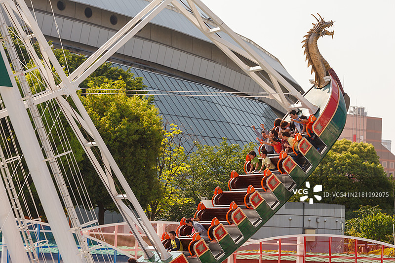 五月的东京巨蛋城氛围图片素材