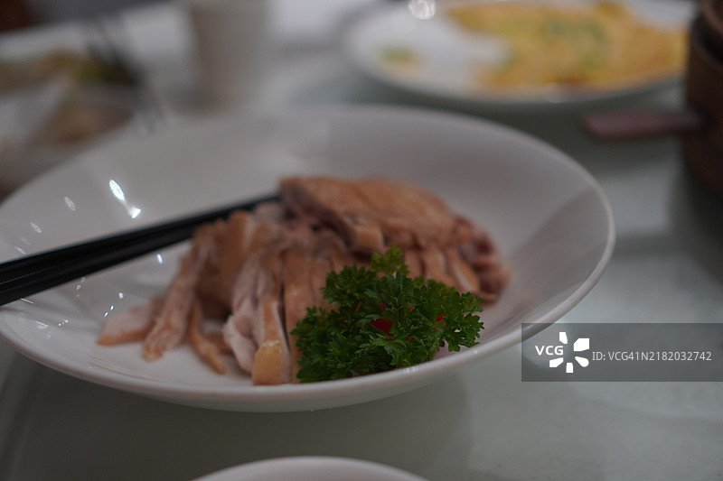 煮鸡肉图片素材