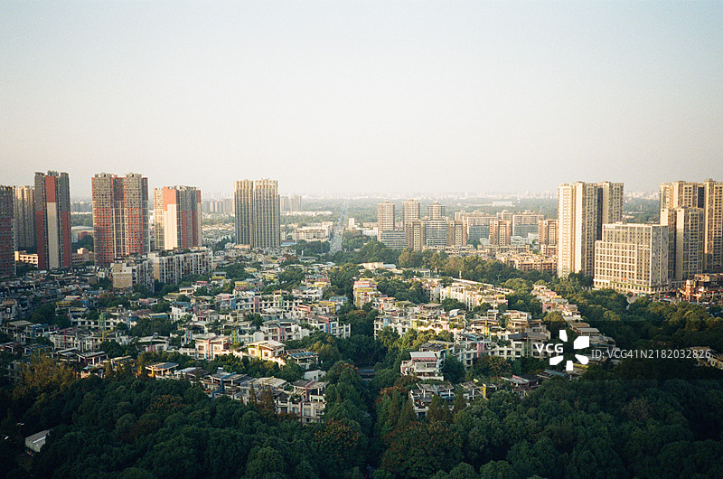 成都温江区的胶卷风景图片素材