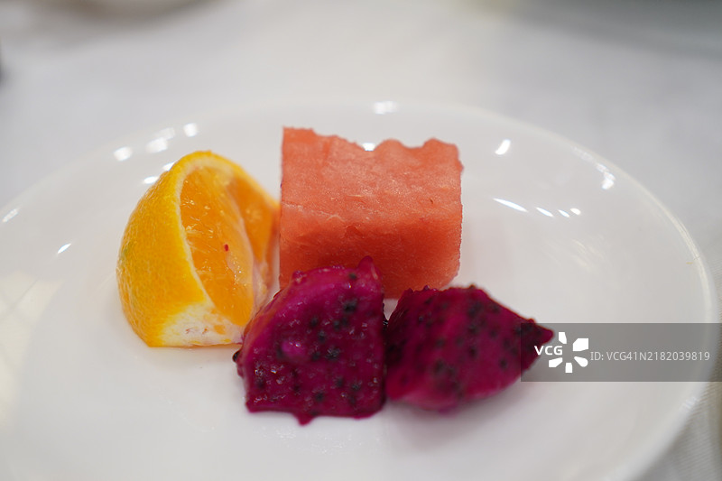 西瓜和橙子水果图片素材