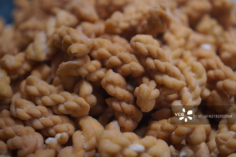 炸面条扭结图片素材