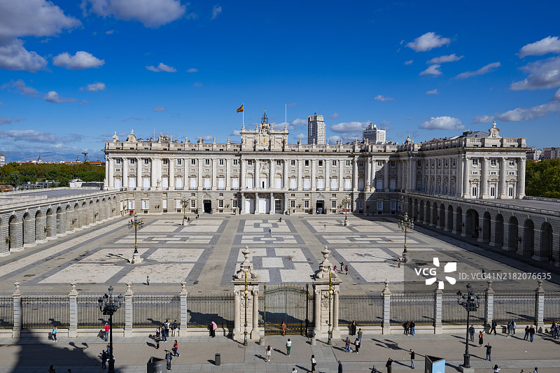 马德里王宫，西班牙马德里宫殿图片素材
