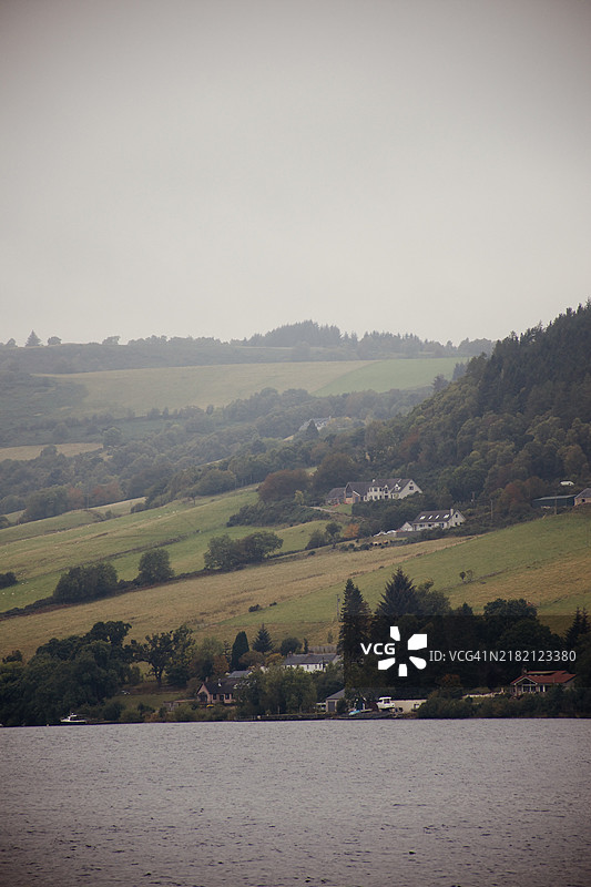 天空下的风景如画的景观图片素材