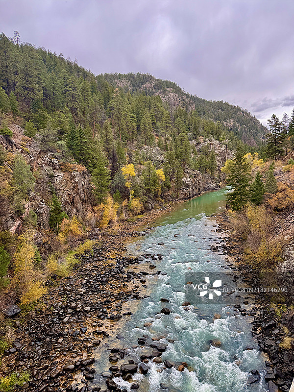 落基山脉的秋天图片素材