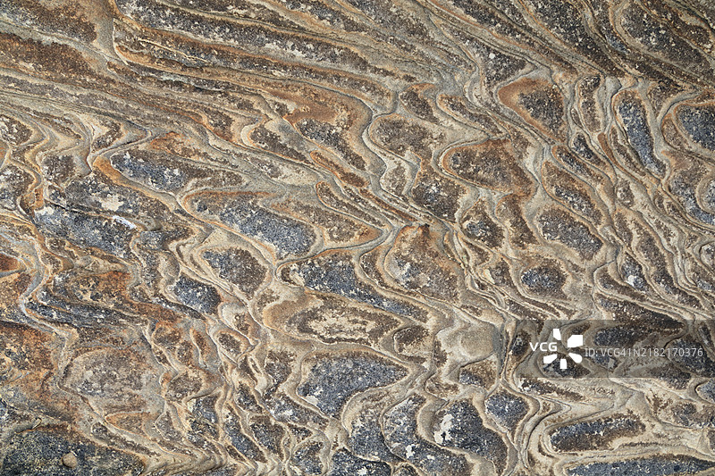 岩石的全景拍摄图片素材