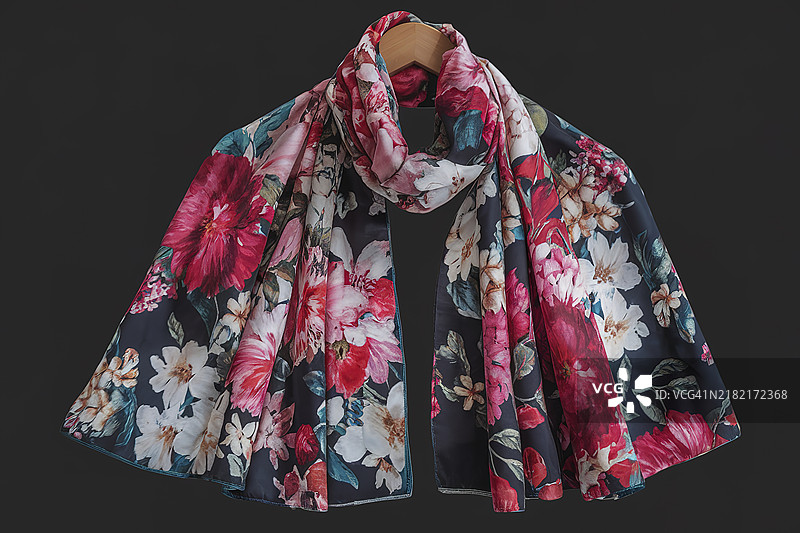 一条美丽的围巾照片图片素材