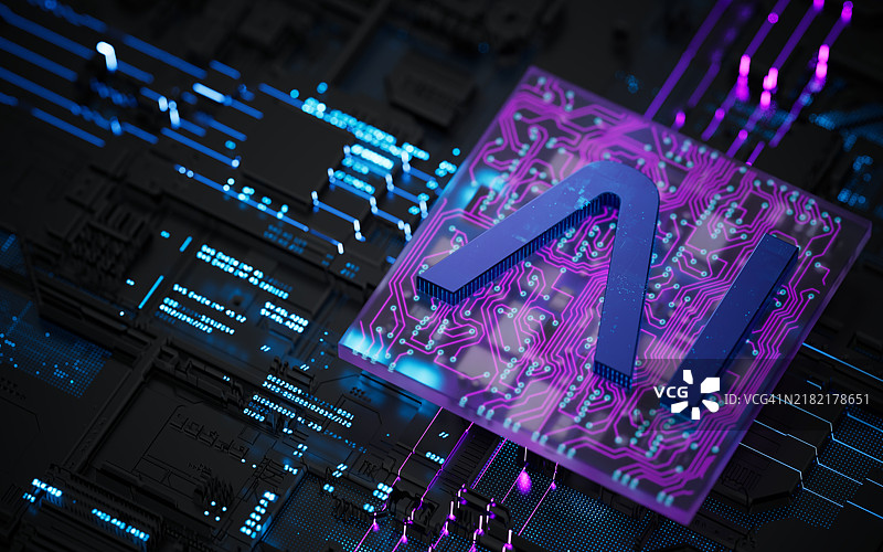 人工智能机器学习大型语言模型AI技术图片素材