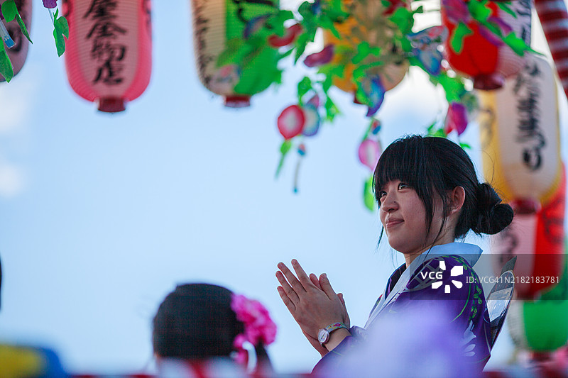 东京夏季场景图片素材