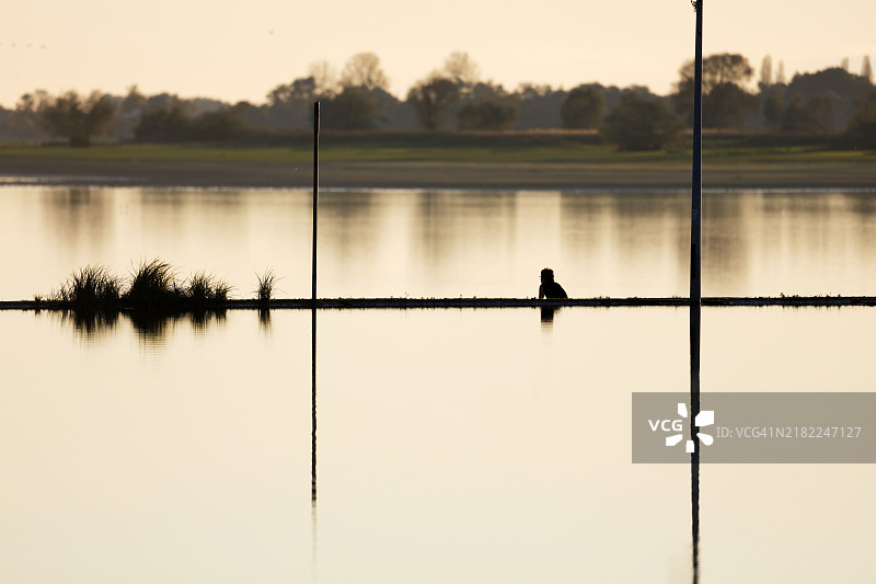 德尔湖，法国图片素材