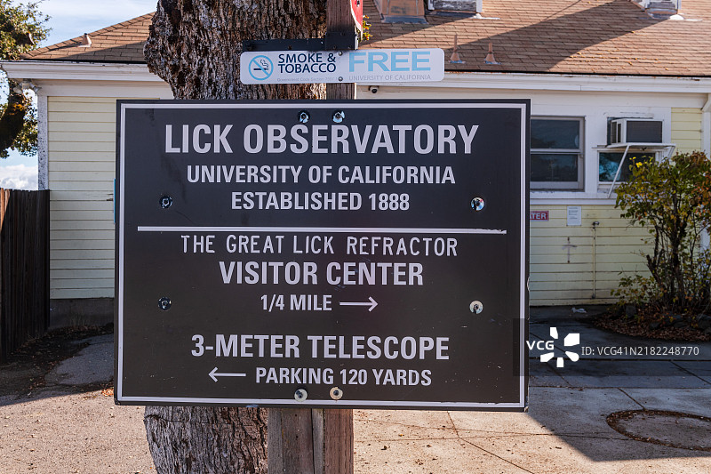 加州大学利克天文台的标志图片素材