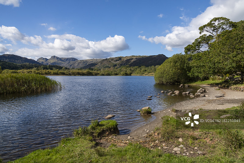 埃尔特湖，湖区，坎布里亚，英格兰图片素材
