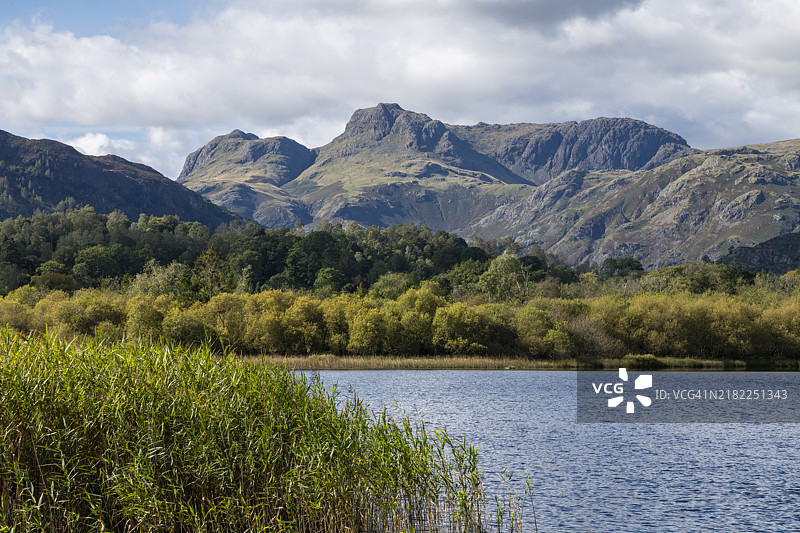 埃尔特湖，湖区，坎布里亚，英格兰图片素材