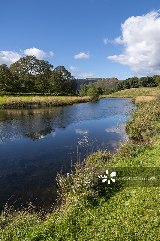 埃尔特湖，湖区，坎布里亚，英格兰图片素材