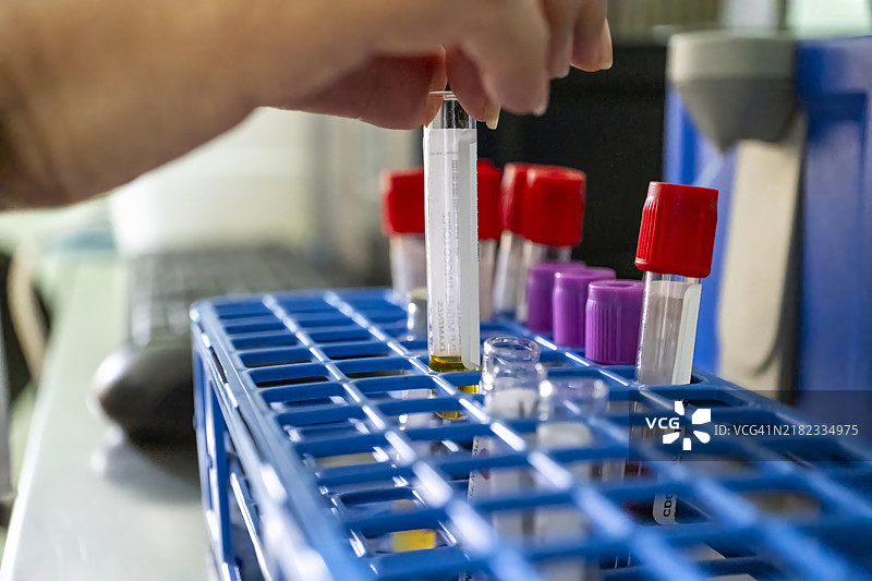 排列试管图片素材