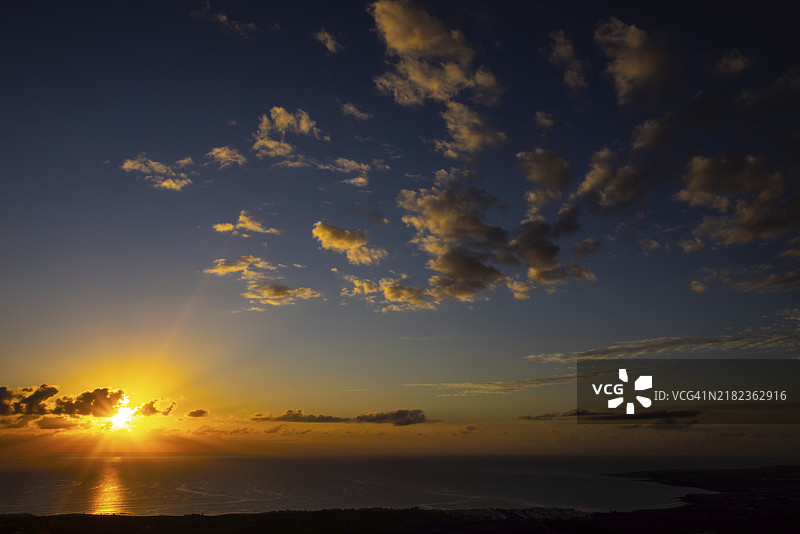 兰萨罗特的日出图片素材