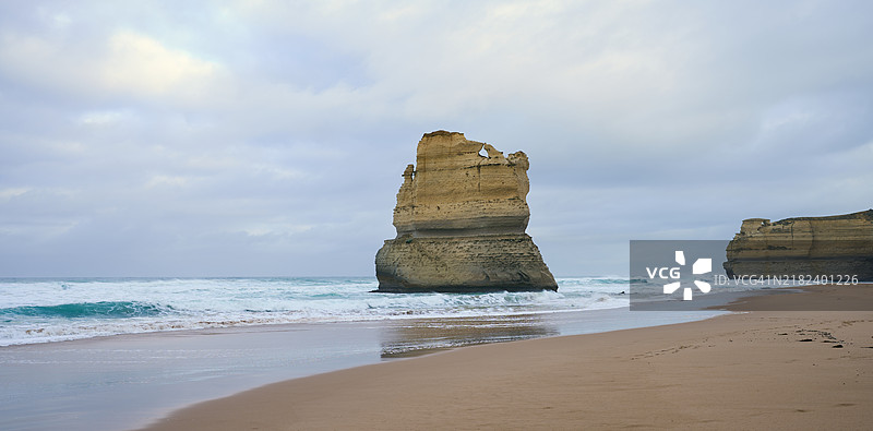 维多利亚州大洋路上的十二使徒岩石群。图片素材