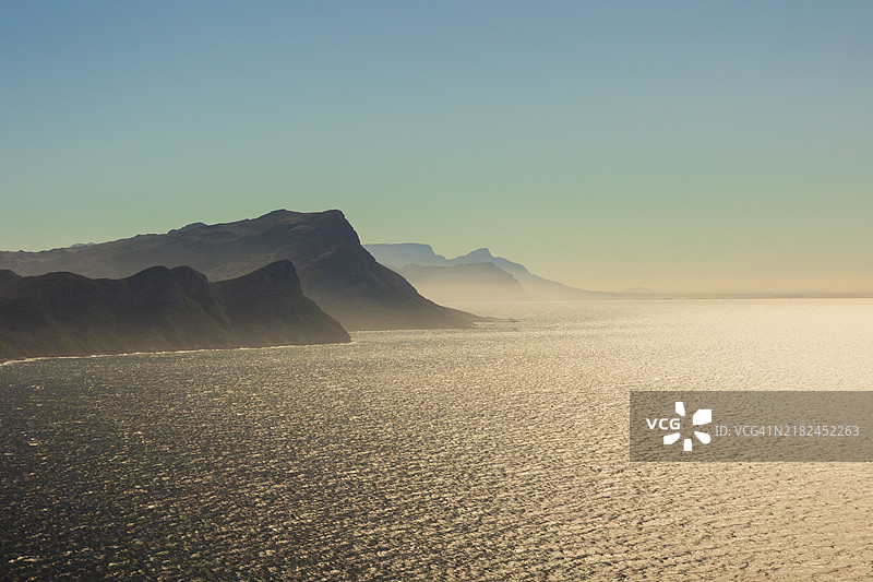 南非开普敦开普角的开普角灯塔和自然保护区图片素材