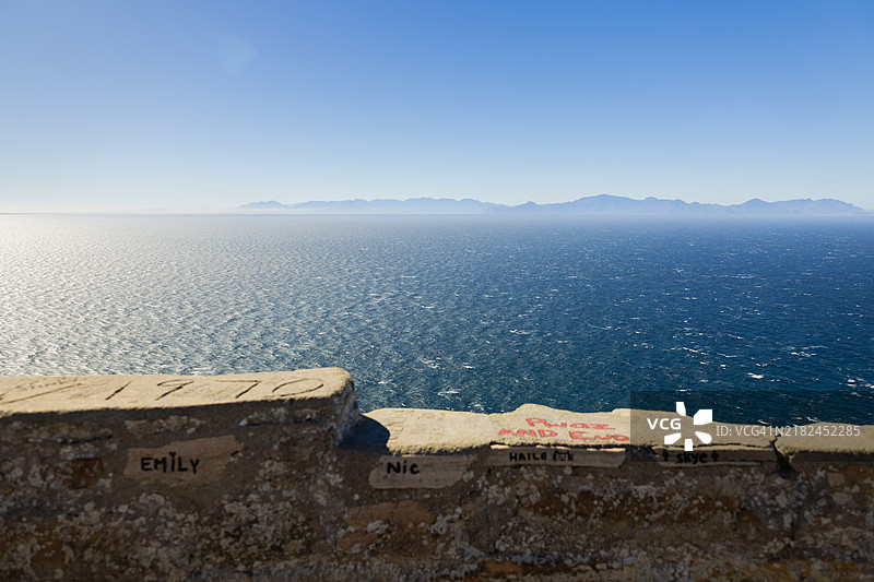 南非开普敦开普角的开普角灯塔和自然保护区图片素材