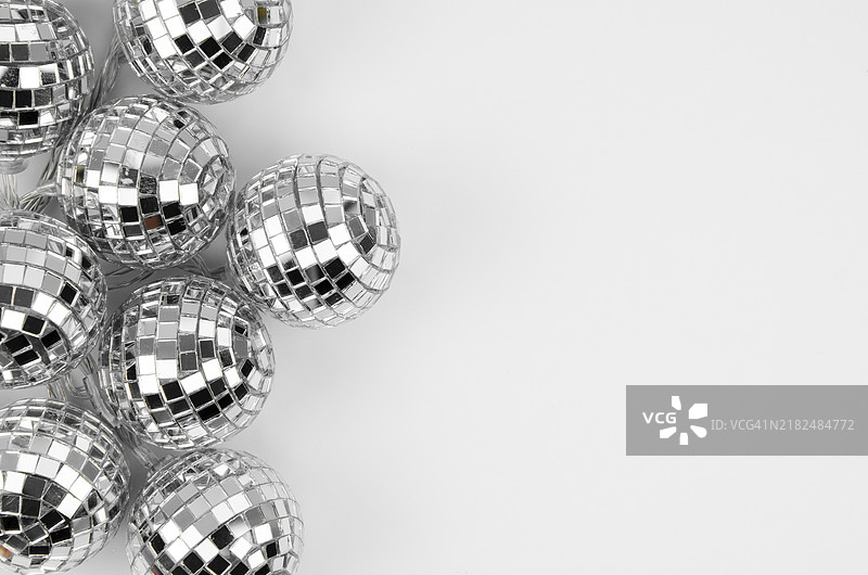 带有空白空间的迪斯科球图片素材
