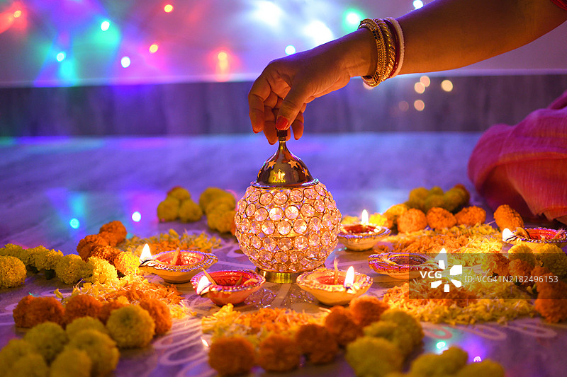 排灯节装饰图片素材