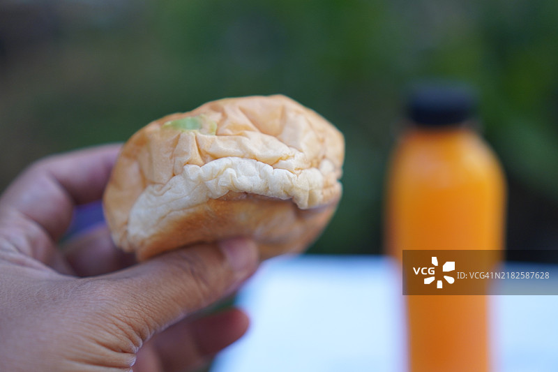 香兰奶油蒸吐司图片素材