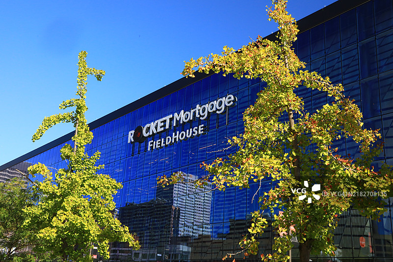 火箭抵押贷款体育馆 - NBA 克利夫兰骑士队图片素材