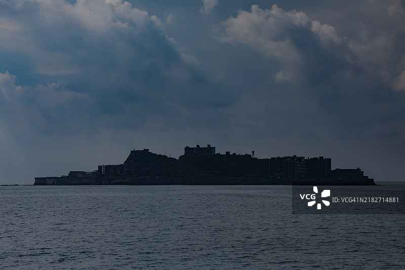 旅行目的地 - 端岛，俗称“战舰岛”图片素材