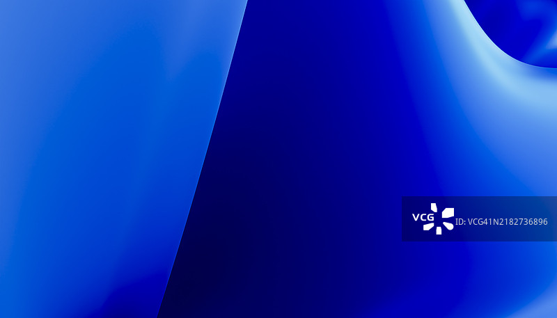 三维渲染图像中带有蓝色结构的抽象背景正面视图图片素材